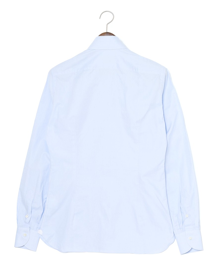 LUIGI BORRELLIコットンオックスフォード セミワイドカラーシャツ【LUCIANO/ルチアーノ】05l