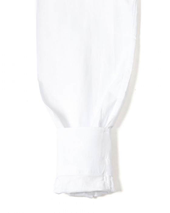 LUIGI BORRELLIコットンオックスフォード セミワイドカラーシャツ【LUCIANO/ルチアーノ】17l