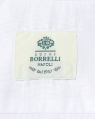 LUIGI BORRELLIコットンオックスフォード セミワイドカラーシャツ【LUCIANO/ルチアーノ】mb_11l