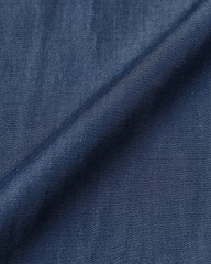 LUIGI BORRELLIネイビー コットン セミワイドカラー シャツ【LUCIANO/ルチアーノ】mb_17l