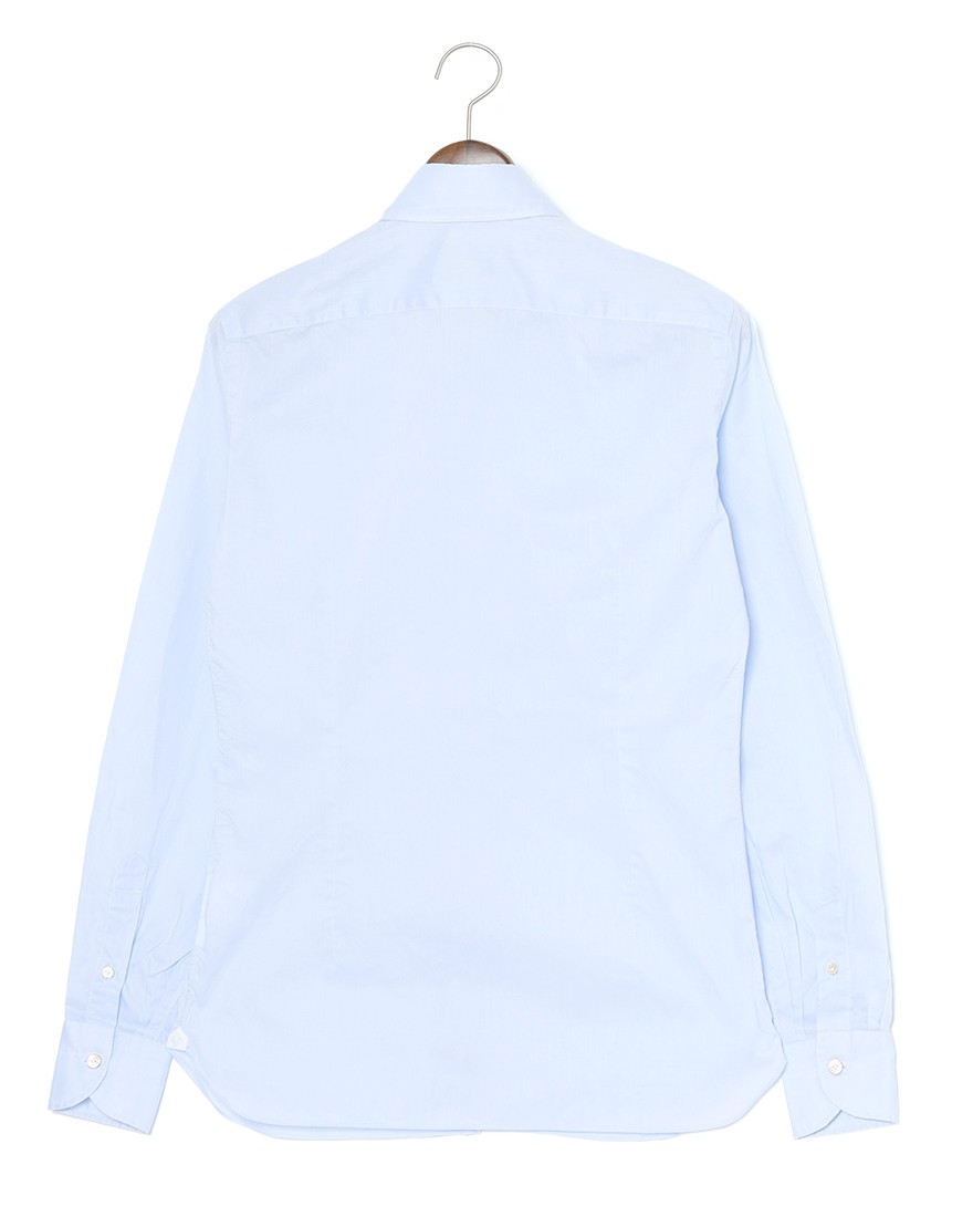 LUIGI BORRELLIライトコットン セミワイドカラーシャツ【LUCIANO/ルチアーノ】05l