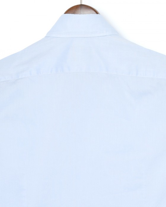 LUIGI BORRELLIライトコットン セミワイドカラーシャツ【LUCIANO/ルチアーノ】09l