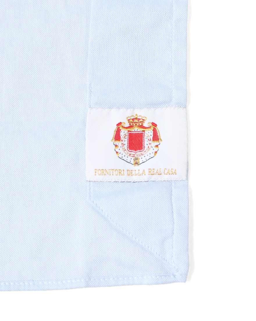 LUIGI BORRELLIライトコットン セミワイドカラーシャツ【LUCIANO/ルチアーノ】13l