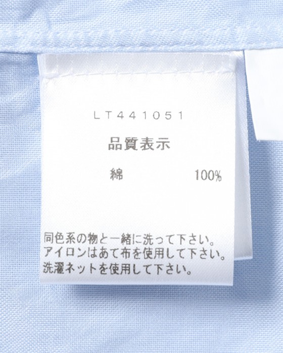 LUIGI BORRELLIライトコットン セミワイドカラーシャツ【LUCIANO/ルチアーノ】19l