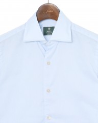 LUIGI BORRELLIライトコットン セミワイドカラーシャツ【LUCIANO/ルチアーノ】mb_06l