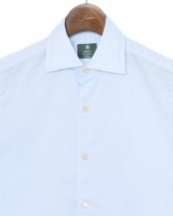 LUIGI BORRELLIライトコットン セミワイドカラーシャツ【LUCIANO/ルチアーノ】mb_07l