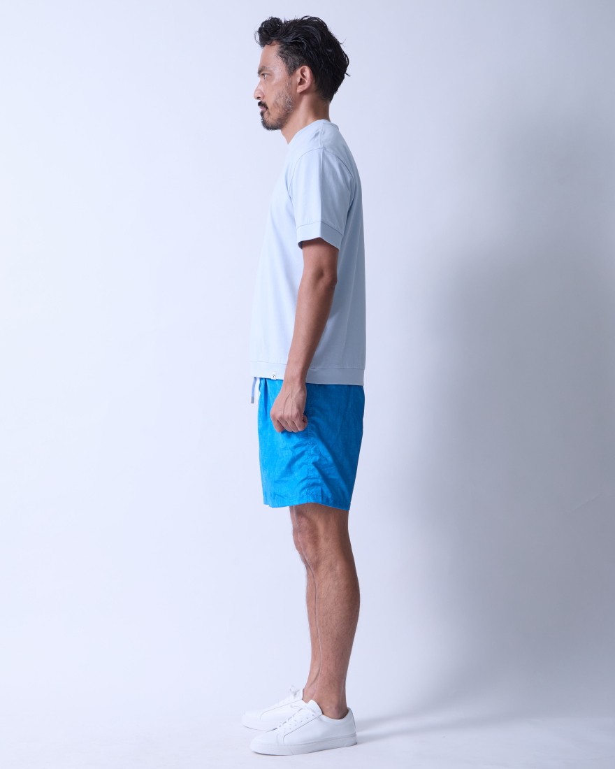 WOCコットン クルーネック リブ Tシャツ【ATENE T-SHIRT】02l