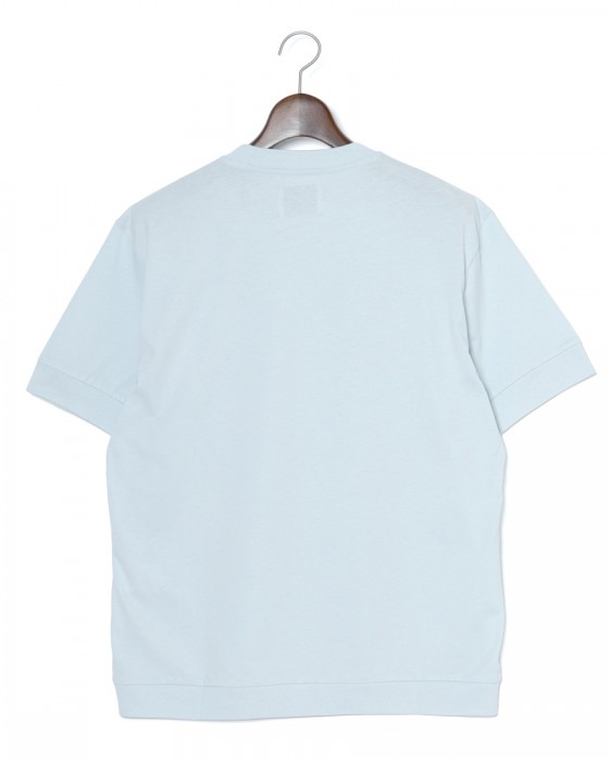 WOCコットン クルーネック リブ Tシャツ【ATENE T-SHIRT】06l