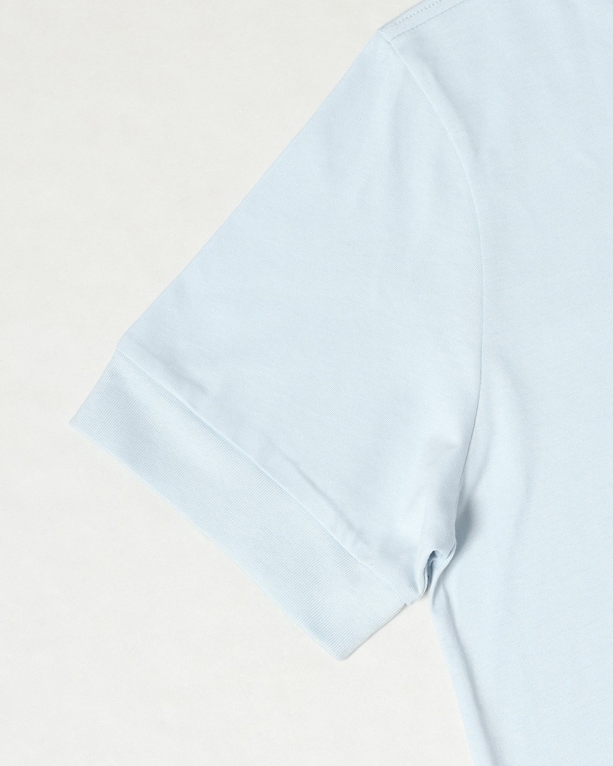 WOCコットン クルーネック リブ Tシャツ【ATENE T-SHIRT】12l