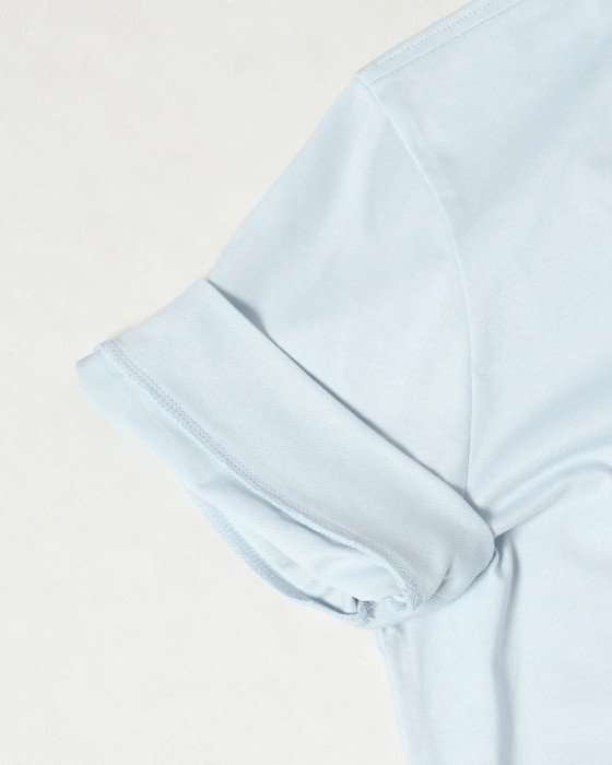 WOCコットン クルーネック リブ Tシャツ【ATENE T-SHIRT】13l