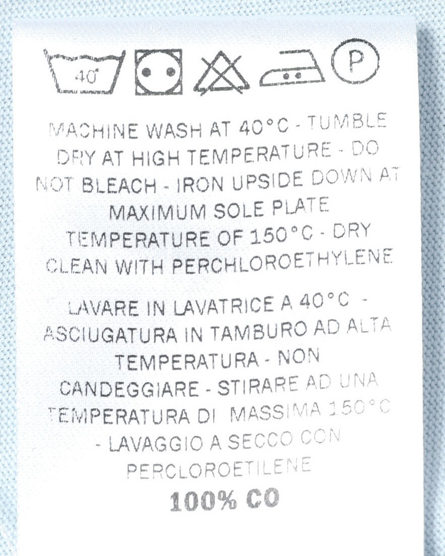 WOCコットン クルーネック リブ Tシャツ【ATENE T-SHIRT】15l