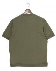 WOCコットン クルーネック リブ Tシャツ【ATENE T-SHIRT】mb_05l