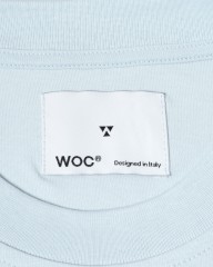 WOCコットン クルーネック リブ Tシャツ【ATENE T-SHIRT】mb_08l