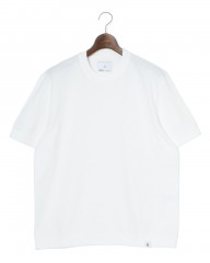 WOCコットン クルーネック リブ Tシャツ【ATENE T-SHIRT】mb_c0