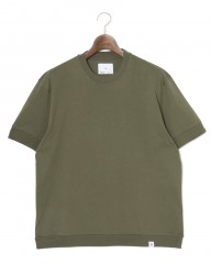 WOCコットン クルーネック リブ Tシャツ【ATENE T-SHIRT】mb_c1