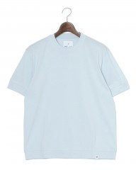 WOCコットン クルーネック リブ Tシャツ【ATENE T-SHIRT】mb_c2