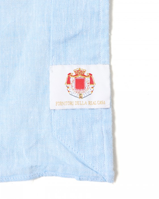 LUIGI BORRELLIリネンコットン セミワイドカラーシャツ【LUCIANO/ルチアーノ】13l