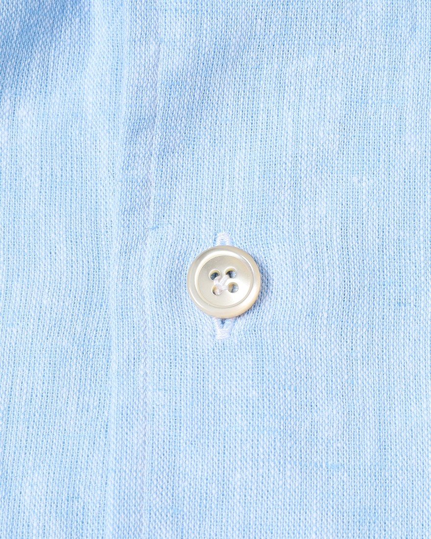 LUIGI BORRELLIリネンコットン セミワイドカラーシャツ【LUCIANO/ルチアーノ】14l