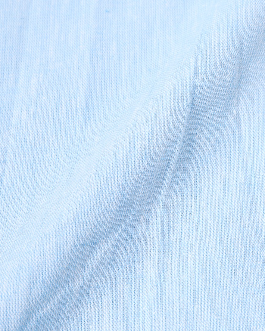 LUIGI BORRELLIリネンコットン セミワイドカラーシャツ【LUCIANO/ルチアーノ】18l