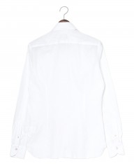 LUIGI BORRELLIリネンコットン セミワイドカラーシャツ【LUCIANO/ルチアーノ】mb_04l