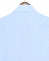 LUIGI BORRELLIリネンコットン セミワイドカラーシャツ【LUCIANO/ルチアーノ】mb_09l