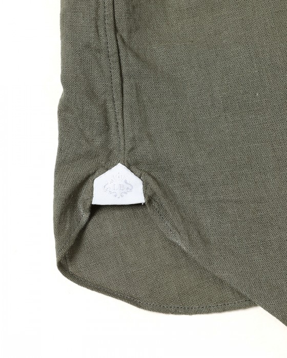LUIGI BORRELLIリネンコットン セミワイドカラーシャツ【LUCIANO/ルチアーノ】12l