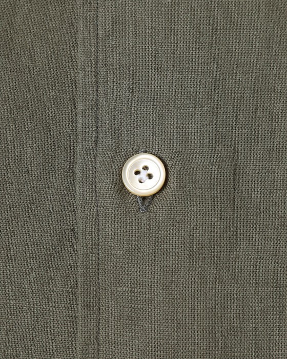 LUIGI BORRELLIリネンコットン セミワイドカラーシャツ【LUCIANO/ルチアーノ】14l