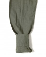 LUIGI BORRELLIリネンコットン セミワイドカラーシャツ【LUCIANO/ルチアーノ】mb_17l