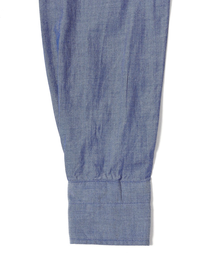 LUIGI BORRELLIコットン セミワイドカラーシャツ【LUCIANO/ルチアーノ】14l