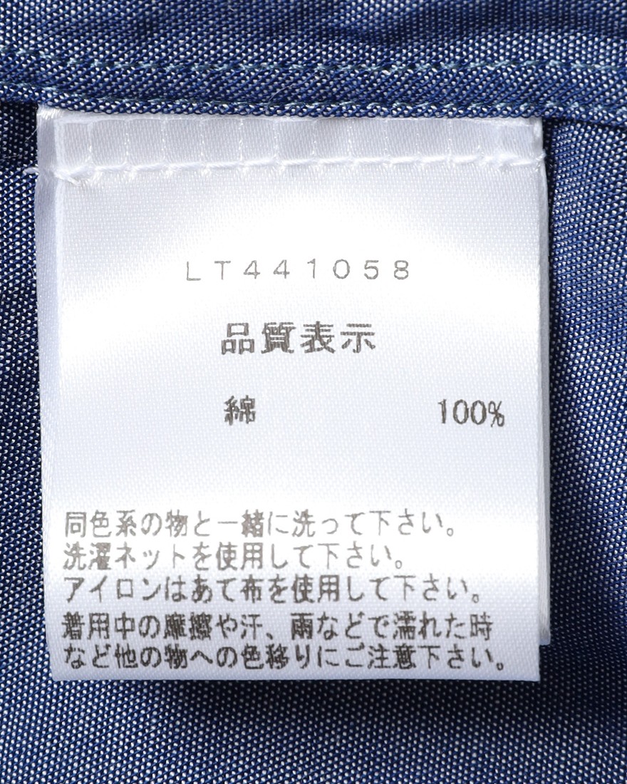 LUIGI BORRELLIコットン セミワイドカラーシャツ【LUCIANO/ルチアーノ】18l