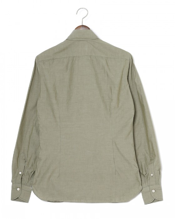 LUIGI BORRELLIコットン セミワイドカラーシャツ【LUCIANO/ルチアーノ】20l