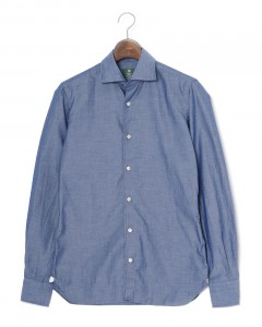 コットン セミワイドカラーシャツ【LUCIANO/ルチアーノ】