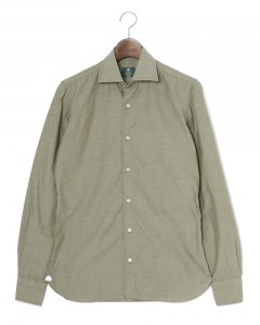 コットン セミワイドカラーシャツ【LUCIANO/ルチアーノ】