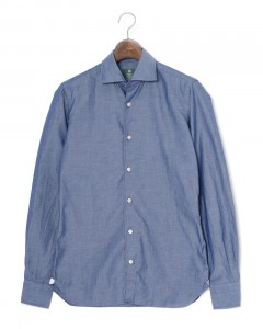 コットン セミワイドカラーシャツ【LUCIANO/ルチアーノ】