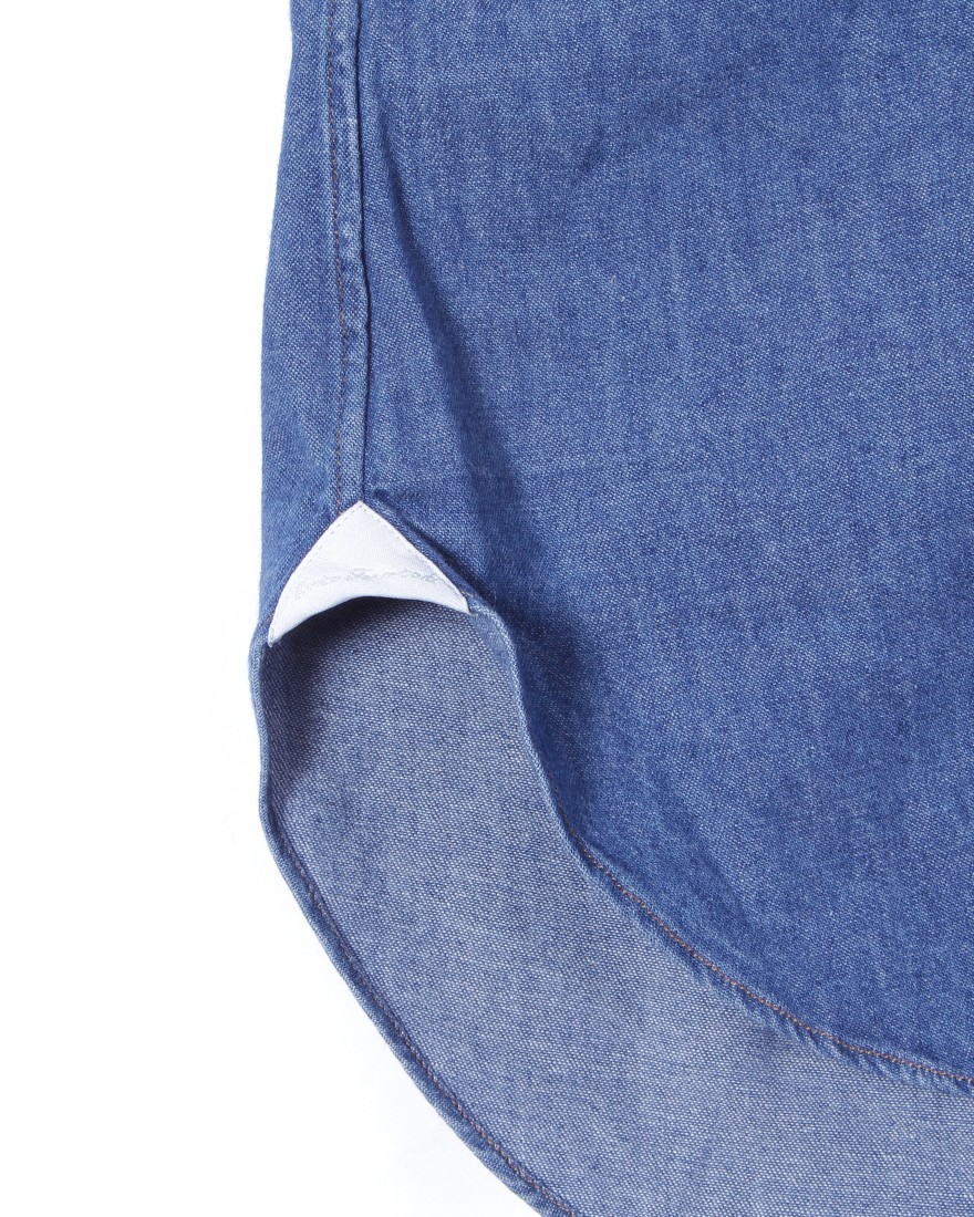 ERRICO FORMICOLAコットン シャンブレー BDシャツ【LUCA】07l