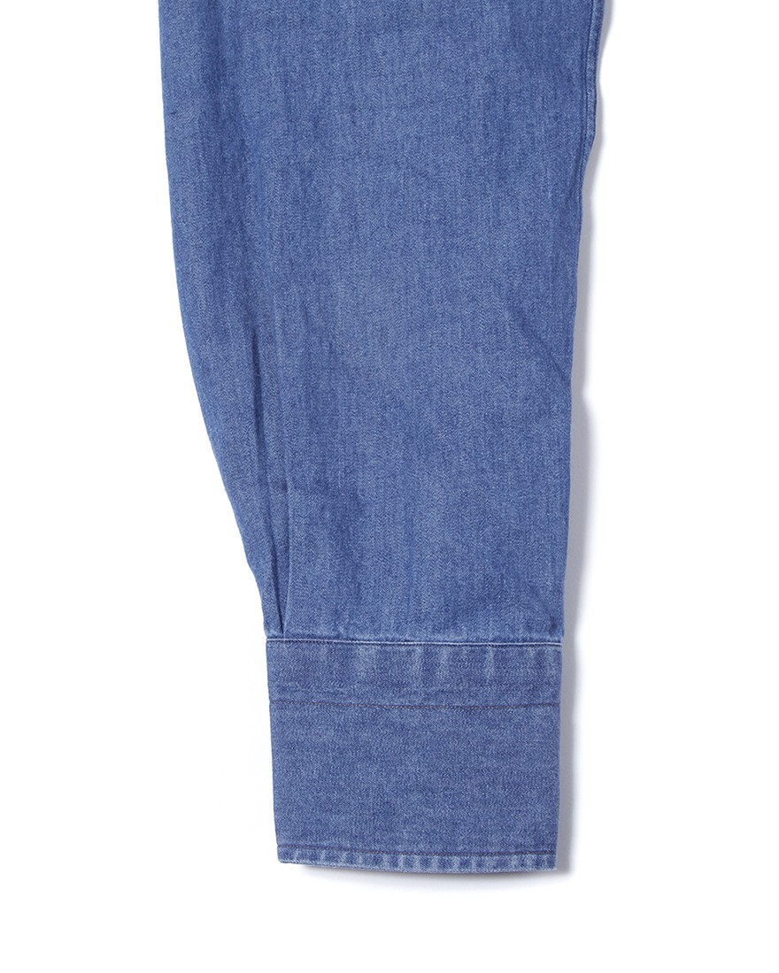 ERRICO FORMICOLAコットン シャンブレー BDシャツ【LUCA】10l