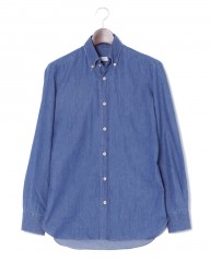 ERRICO FORMICOLAコットン シャンブレー BDシャツ【LUCA】mb_c0
