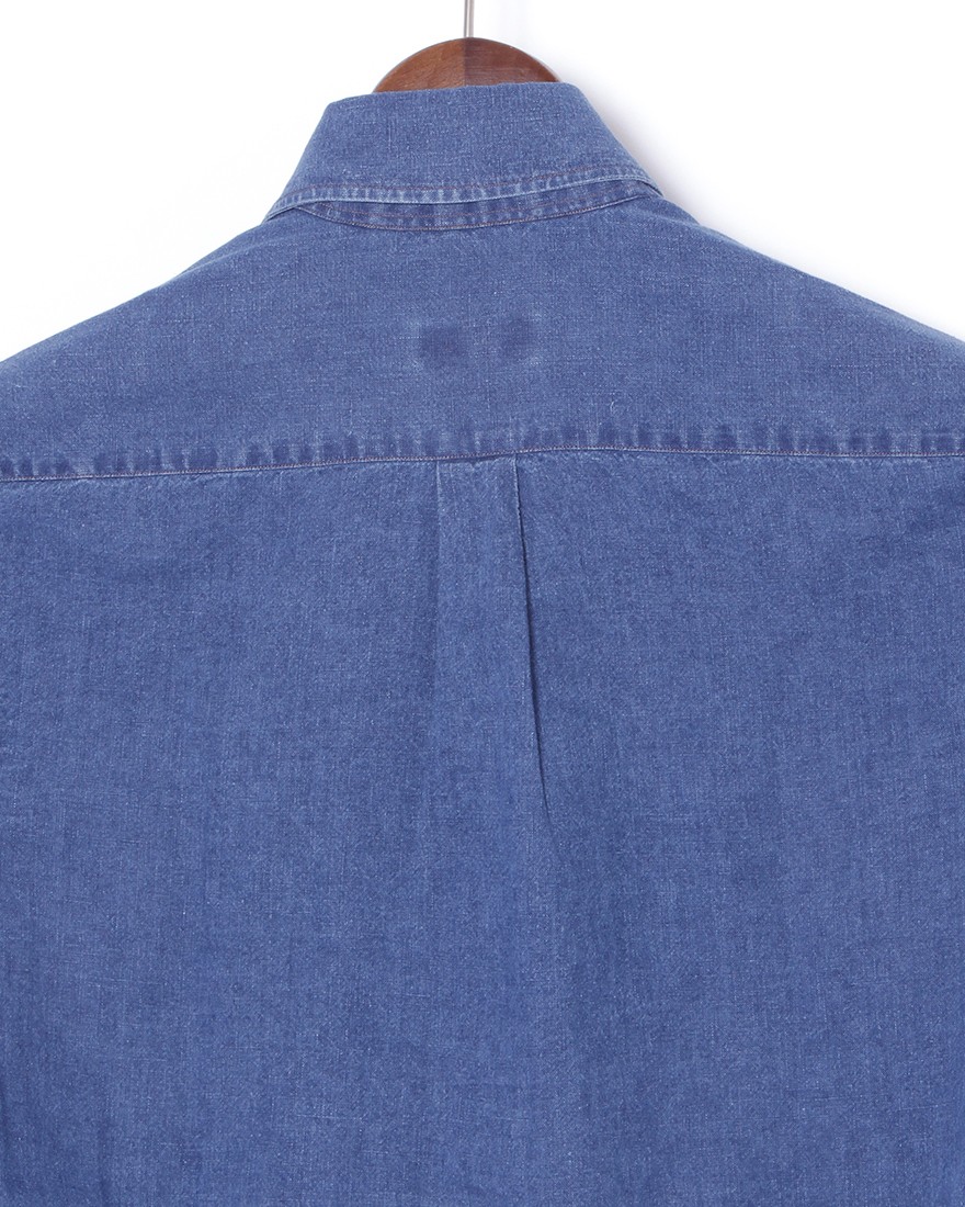 ERRICO FORMICOLAコットンリネン シャンブレー BDシャツ【LUCA】05l