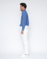 ERRICO FORMICOLAコットンリネン シャンブレー BDシャツ【LUCA】mb_17l