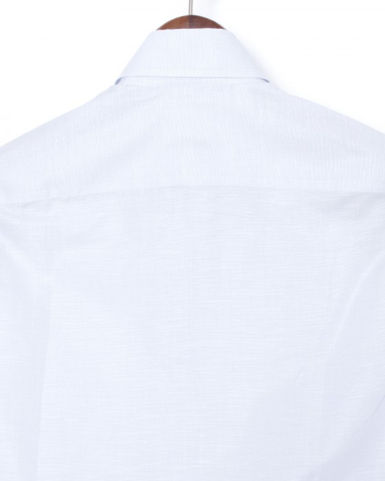 ERRICO FORMICOLAコットンリネン レギュラーカラーシャツ【HUGO】06l