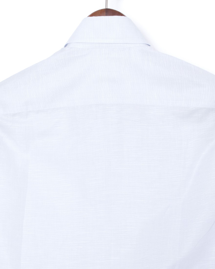ERRICO FORMICOLAコットンリネン レギュラーカラーシャツ【HUGO】06l