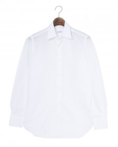 コットンリネン レギュラーカラーシャツ【HUGO】