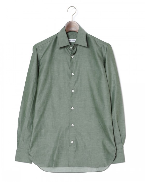 ERRICO FORMICOLAコットン  レギュラーカラーシャツ【HUGO】ma