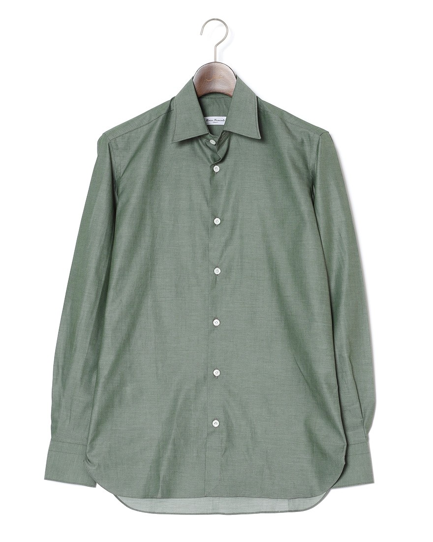 ERRICO FORMICOLAコットン  レギュラーカラーシャツ【HUGO】ma