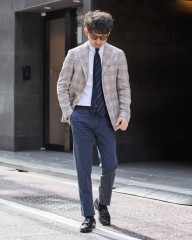 ERRICO FORMICOLAホワイト ソリッド タブカラーシャツ 【HUMPHREY】mb_ma