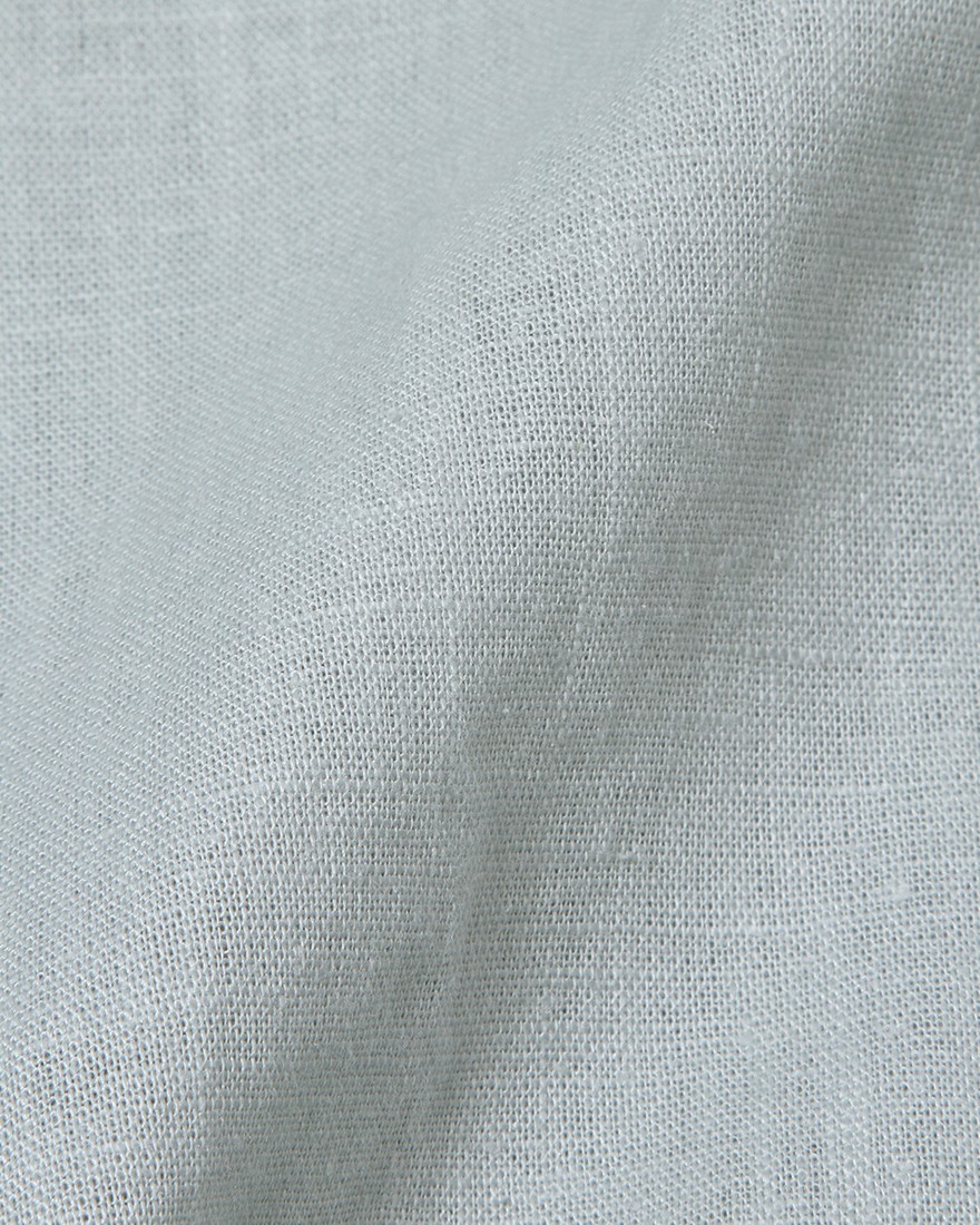 ERRICO FORMICOLA反染めリネン ソリッド レギュラーカラーシャツ【HUGO】15l