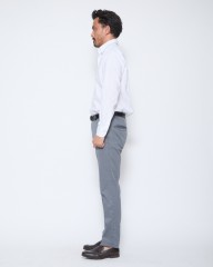 ERRICO FORMICOLA反染めリネン ソリッド レギュラーカラーシャツ【HUGO】mb_22l