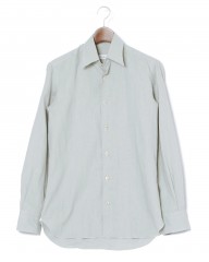 ERRICO FORMICOLA反染めリネン ソリッド レギュラーカラーシャツ【HUGO】mb_c1