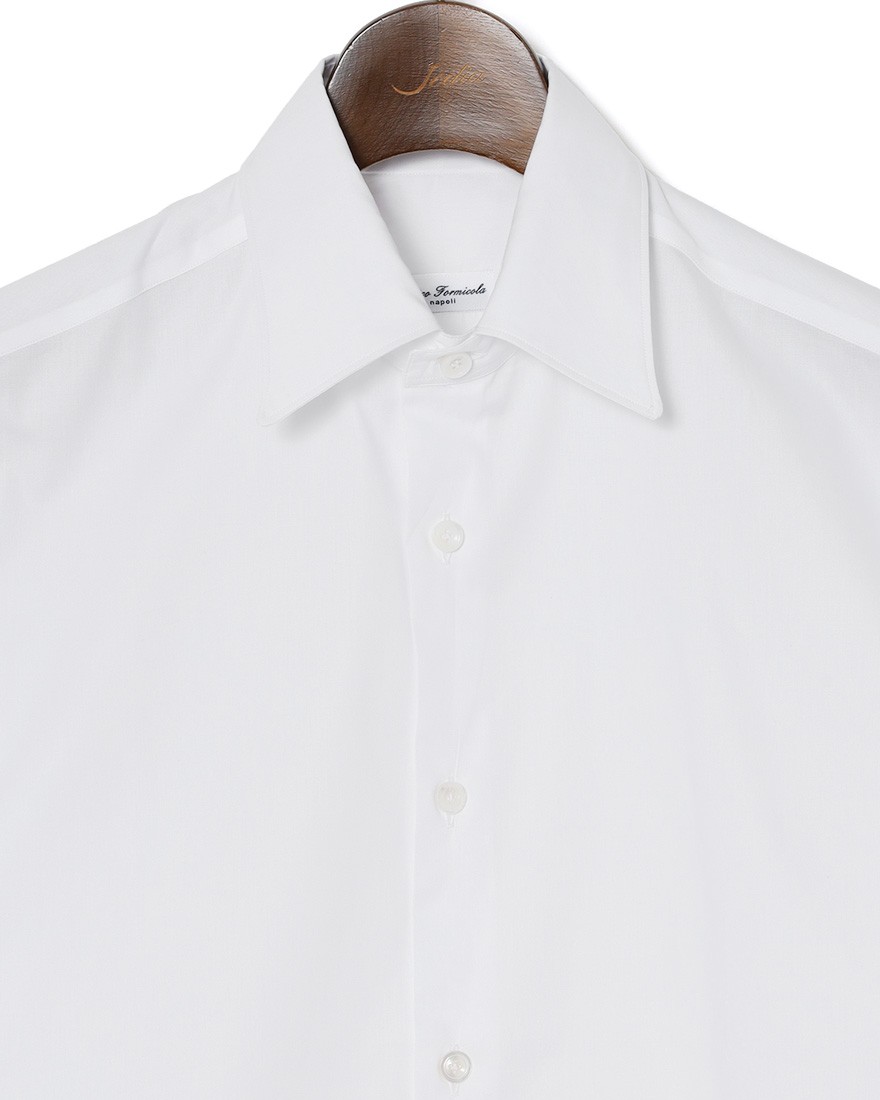 ERRICO FORMICOLAコットンオックス レギュラーカラーシャツ【HUGO】05l