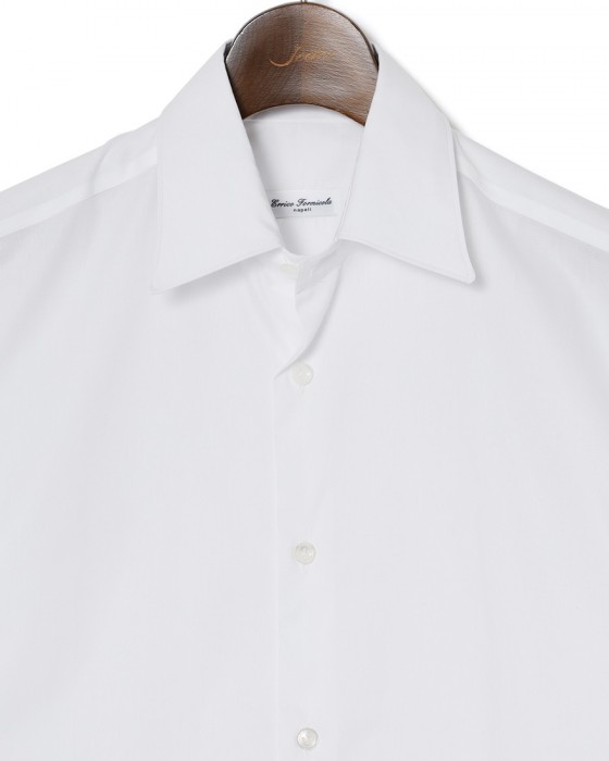 ERRICO FORMICOLAコットンオックス レギュラーカラーシャツ【HUGO】06l